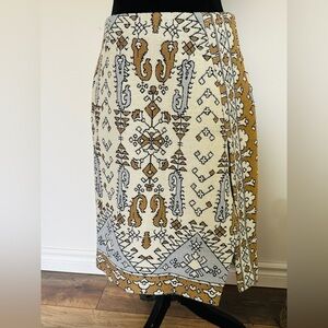 Tory Burch Wrap Pencil Skirt -2015 Runway Fall Collection.